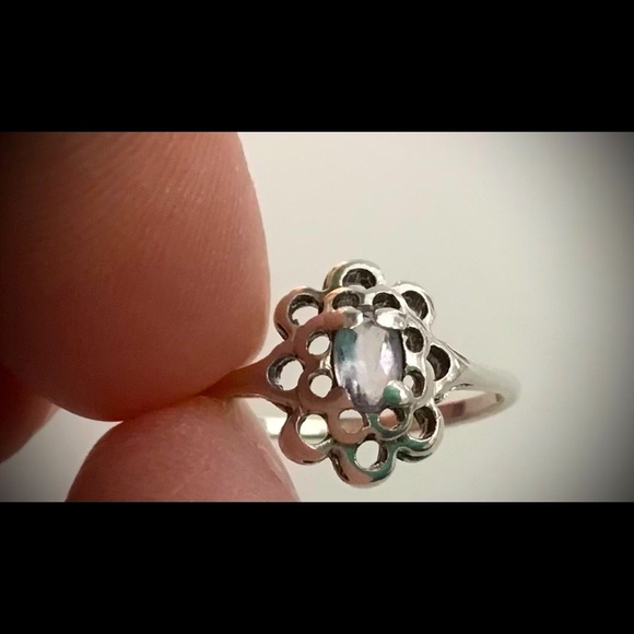 Lovely lavender amethyst and silver ring - Picture 4 of 7